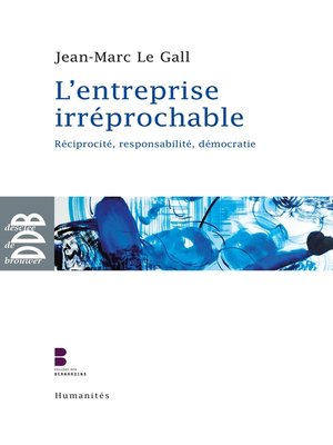 cover image of L'entreprise irréprochable